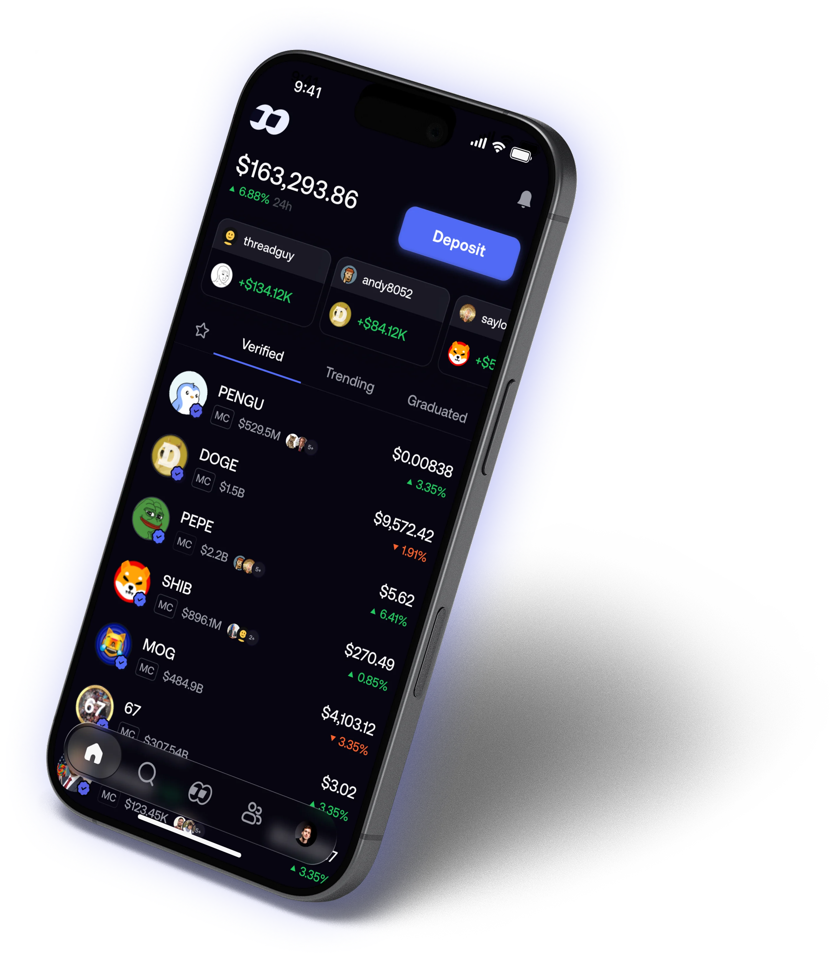 fomo mobile trading app