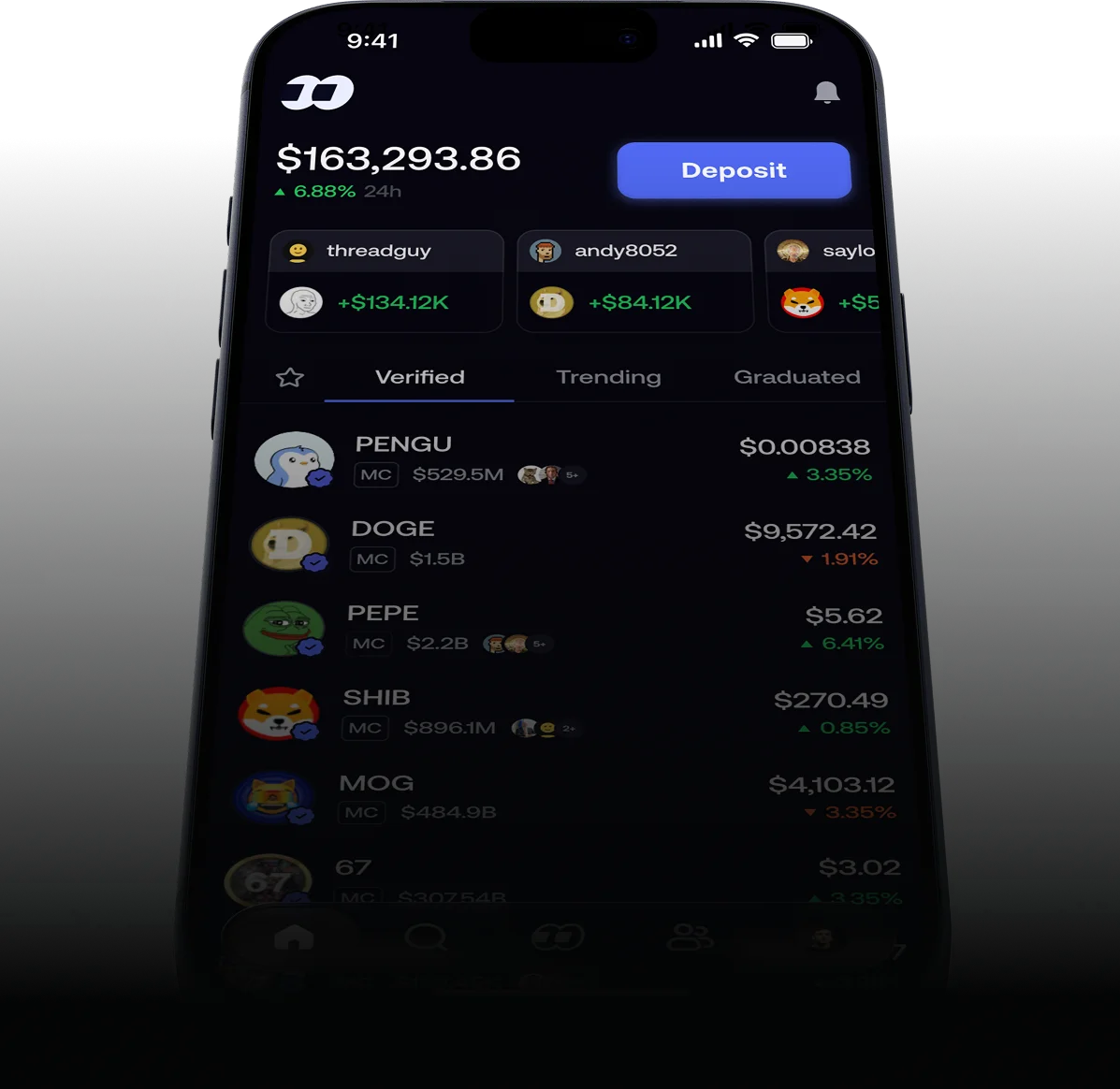 fomo mobile trading app